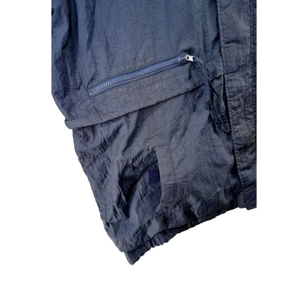Vintage Adidas Jay Collection Windbreaker Jacket – Navy Blue – Men’s Size L